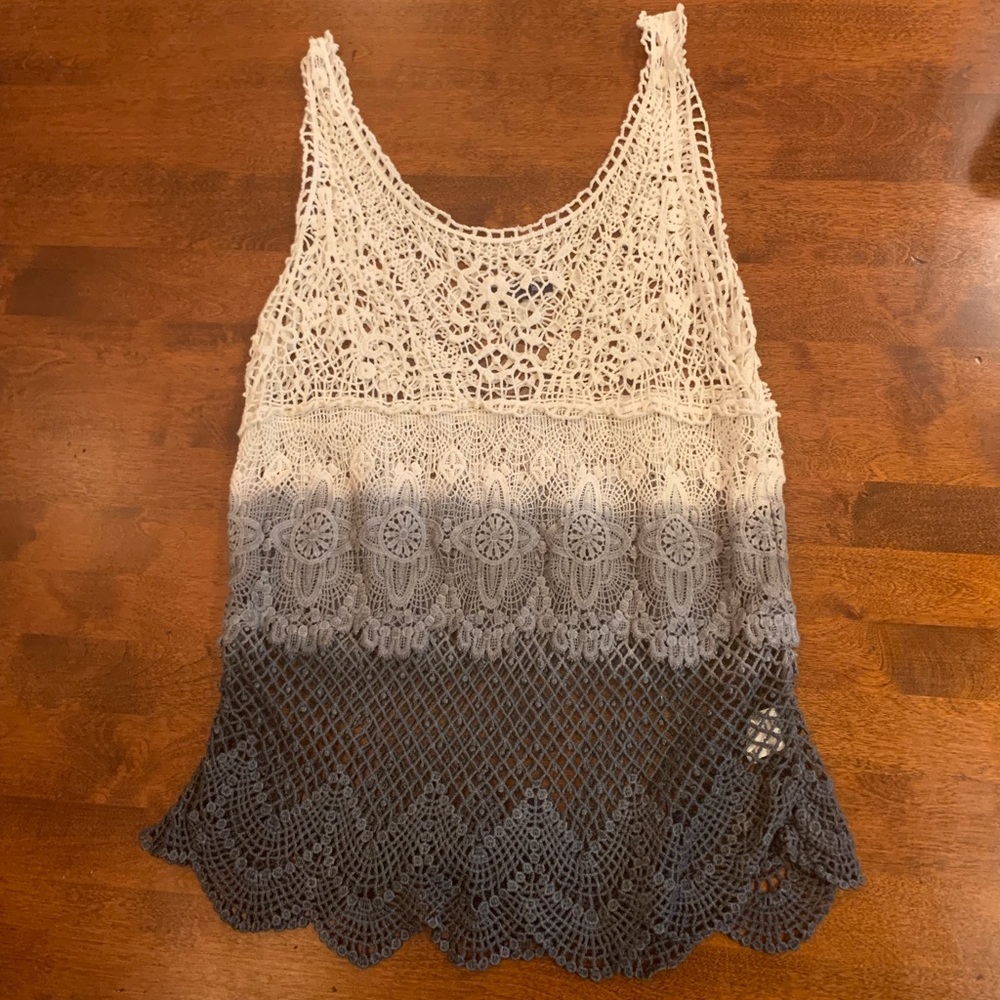 American Eagle ombré top size small